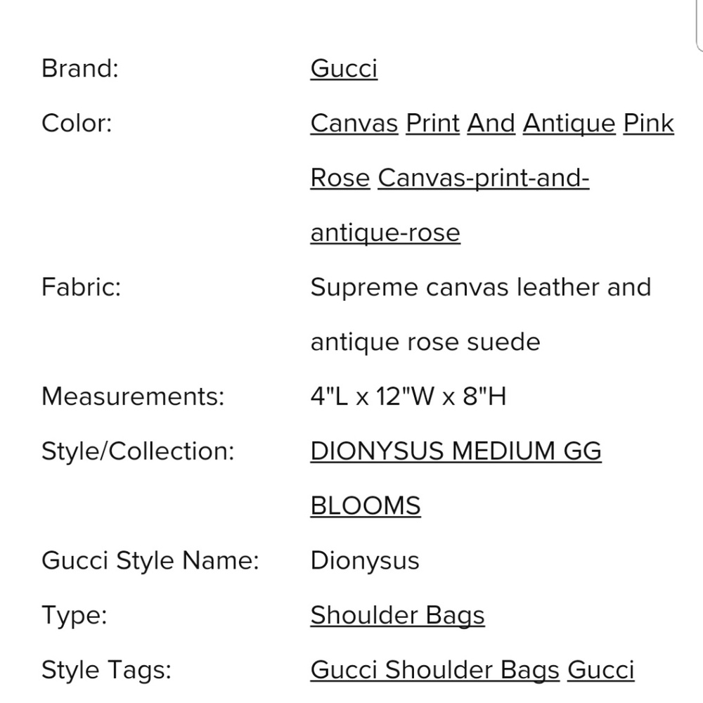 GG Dionysus Medium Blooms Print Shoulder Bag - Picture 7 of 8